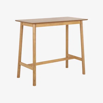 The Range Barlow Bar Table in Matt Oak - Oak