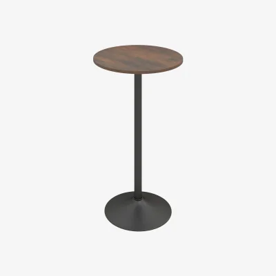 The Range Adjustable Round Bistro Table - Brown