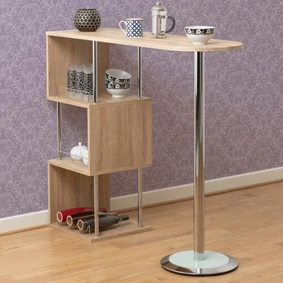The Range Charisma Home Bar Table - Oak