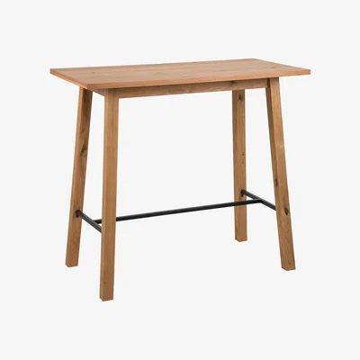 The Range Chara Bar Table in Oak - Oak