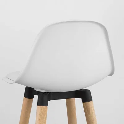 The Range High Bar Stool - White
