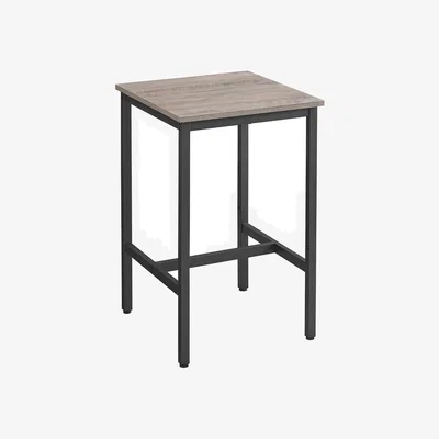 The Range Square Breakfast Bar Table - Greige