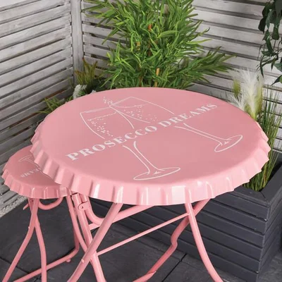 The Range Prosecco Dreams Bar Table With Stools