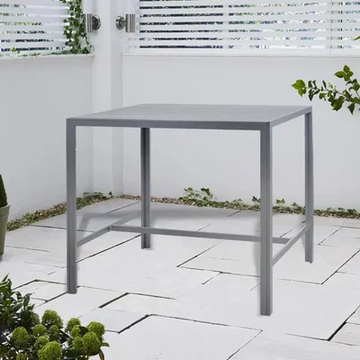 The Range Grey Outdoor Bar Table - Grey