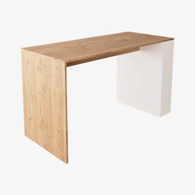 The Range Edgar Bar Table with Storage - Oak