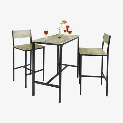 The Range SoBuy Bar Set of 2 Stools and 1 Bar Table