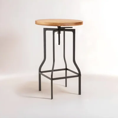 The Range New Foundry Ash Veneer Bar Table
