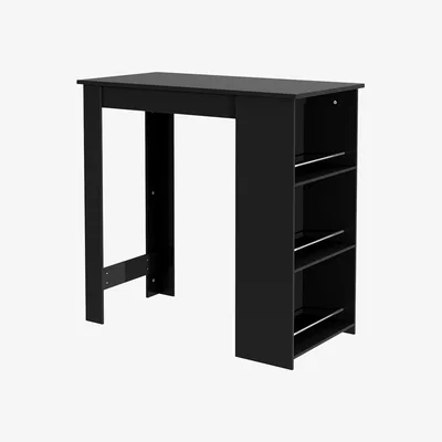 The Range Black Dining Bar Table - Black