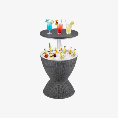 The Range Patio Ice Cooler Bar Table