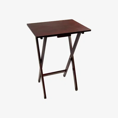 The Range Folding Snack Table - Mahogany