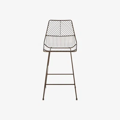 Teddy Beau Teddy's Collection Deje Wire Bronze Bar Chair
