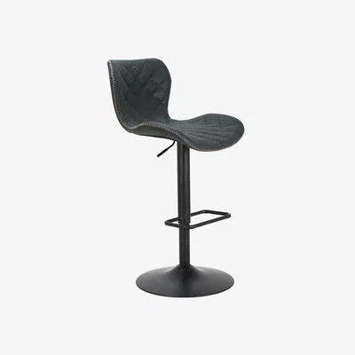 Teddy Beau Teddy's Collection Fern Bar Stool Charcoal Grey