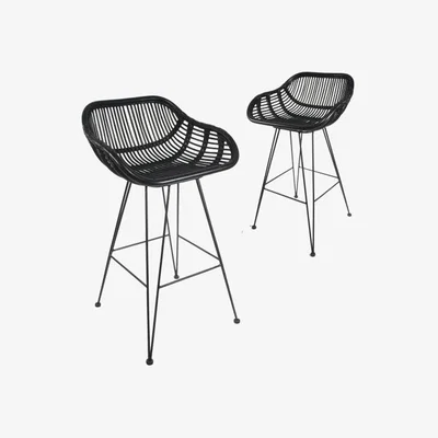 Teddy Beau Teddy's Collection Bodan Bar Stool Black