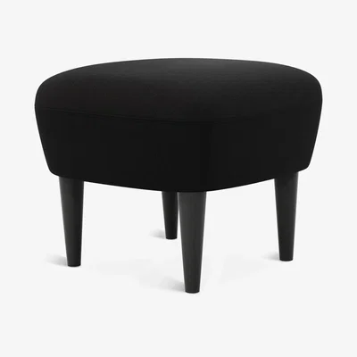 Tom Dixon Tom Dixon - Wingback Sofa Black Oak Leg Denim 0202