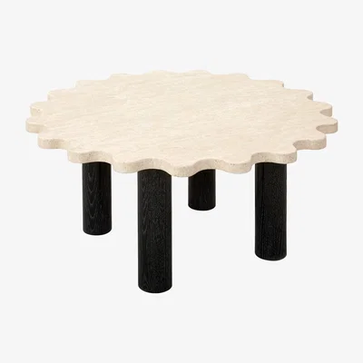 Tobias Oliver Jonathan Adler I Ripple Round Cocktail Table