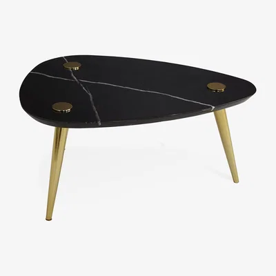 Tobias Oliver Jonathan Adler I Small Marble Triangle Table