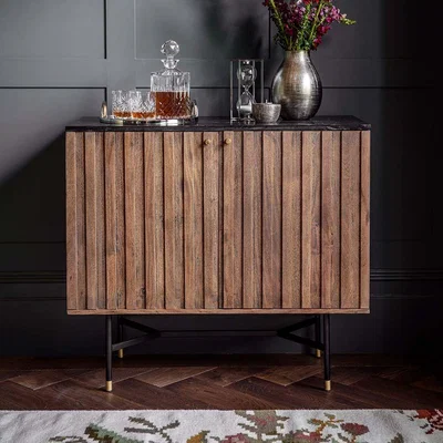 Atkin & Thyme Berkeley Marble Drinks Cabinet