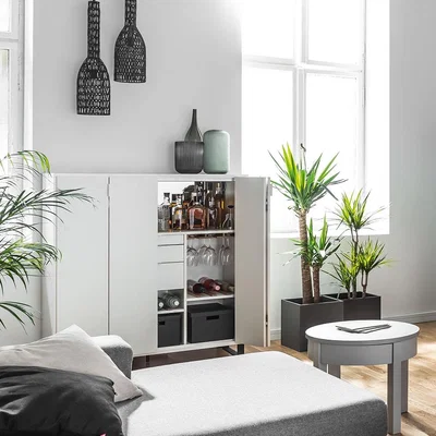 Cuckooland Vox Simple Customisable Drinks Cabinet - Grey