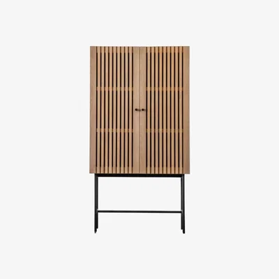 Knees Alora Oak Drinks Cabinet - Brown