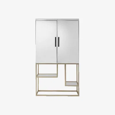 Knees Paloma Glass Drinks Cabinet - Champagne