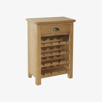 The Range Cambridge Wine Cabinet  - Rustic Oak