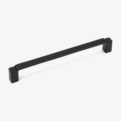 The Range Matt Black Kitchen Cabinet Square D-Bar Handles - Matt Black