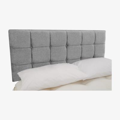 Furniture Village Hypnos - Mia Strutted Headboard - Small Double - Tweed Grey