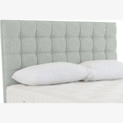 Furniture Village Hypnos - Halton Floor Standing Headboard - Small Double - Brooklyn Mint