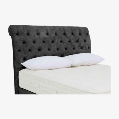 Furniture Village Hypnos - Prestwood Floor Standing Headboard - Small Double - Daytona Coal