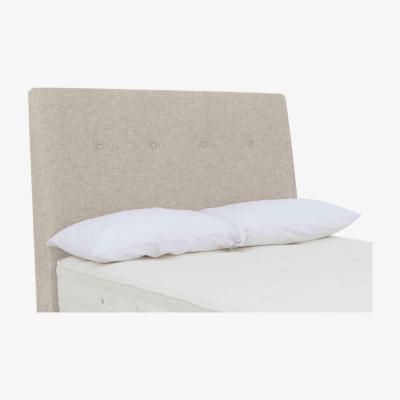 Furniture Village Hypnos - Askett Floor Standing Headboard - Small Double - Tweed Stone
