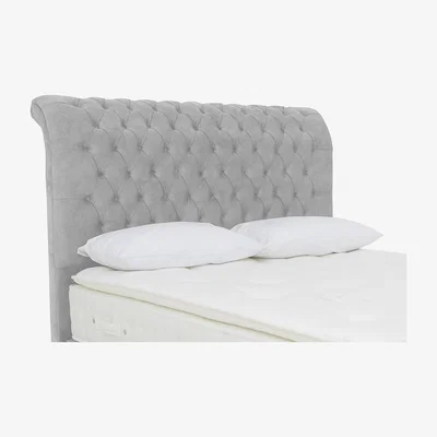 Furniture Village Highgrove - Johnstone Floor Standing Headboard - Small Double - Aston Silver