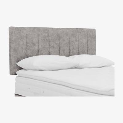 Furniture Village Hypnos - Downley Strutted Headboard - Small Double - Daytona Silver