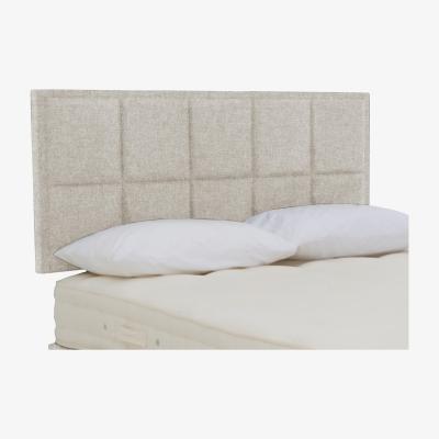 Furniture Village Hypnos - Riley Strutted Headboard - Small Double - Imperio Stone