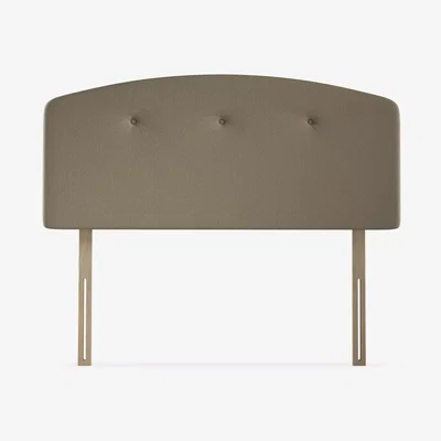 John Lewis John Lewis & Partners Grace Strutted Upholstered Headboard, Small Double