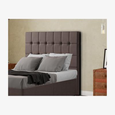The Range Venezia Headboard Floor Standing  Matching Buttons Malham Weave - Slate / Small Double
