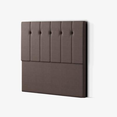 The Range Highland Headboard Floor Standing  Matching Buttons Malham Weave - Slate / Small Double
