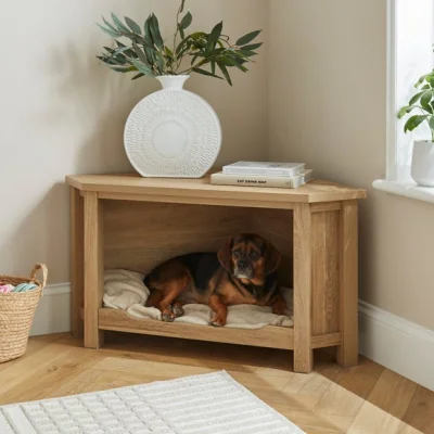 Dunelm Olney Pet Open Corner Cabinet