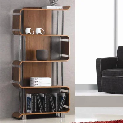 Dunelm Helsinki Tall Bookshelf Walnut