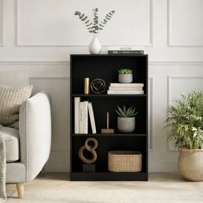 Dunelm Cambridge 3 Tier Medium Bookcase