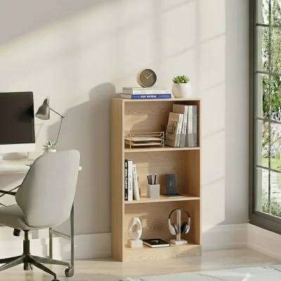 Dunelm Cambridge 3 Tier Medium Bookcase