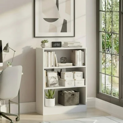 Dunelm Cambridge 3 Tier Low Bookcase