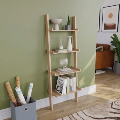 Dunelm York 4 Tier Ladder Bookcase