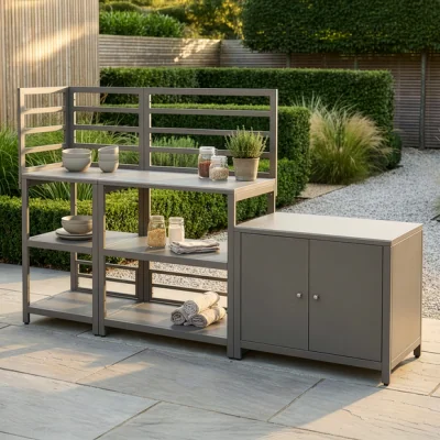 Dunelm Maze Napoli 3 Piece Outdoor Kitchen Set