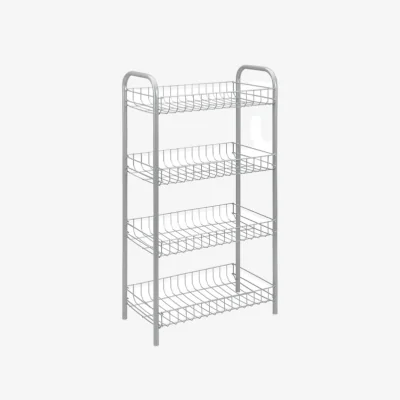 Dunelm Metaltex Monaco 4 Tier Storage Rack