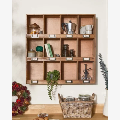 Dibor 12 Compartment Wall Storage Unit