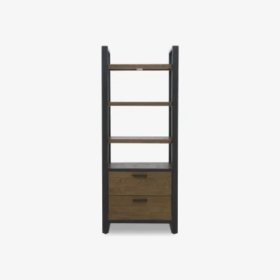 Furniture Village Jupiter Bookcase with 2 Drawers