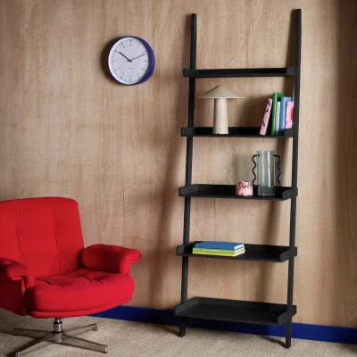 Habitat Habitat Jessi 5 Shelves Wide Bookcase - Black