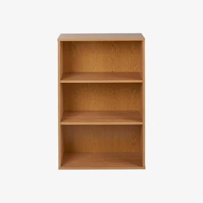 Homebase 3 Tier Bookcase - Oak