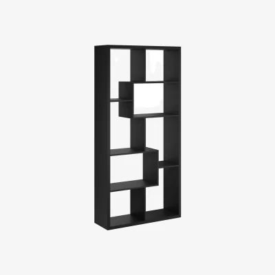 Homebase Quebec Wooden Shelving Unit - Black