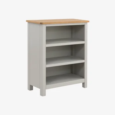 Homebase Norbury Low Bookcase - Grey